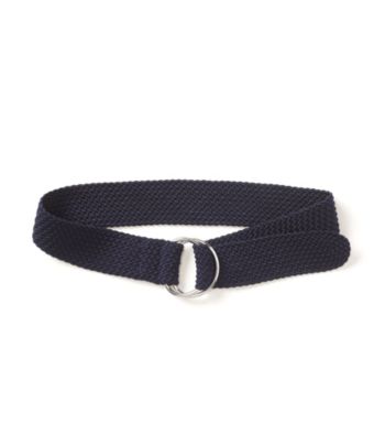 Lauren Ralph Lauren Nylon Cord Belt - Navy