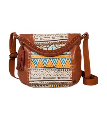 The Sak® Deena Painted Tribal Flap Crossbody
