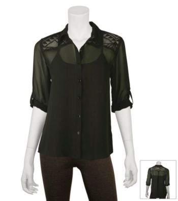 A. Byer Juniors' Pattern Shirt