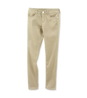 UPC 887043010711 product image for Celebrity Pink Girls' 7-16 Khaki Skinny Pants with Tonal Stitching | upcitemdb.com
