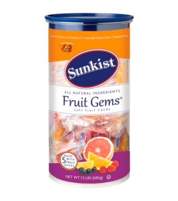 UPC 071567988902 product image for Jelly Belly 1.5 Pound Sunkist Individually Wrapped Fruit Gems Tub | upcitemdb.com