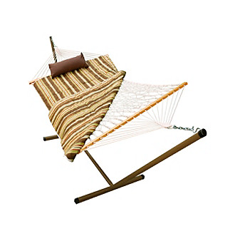 Algoma Hammocks Rope, Stand, Pad and Pillow Combo