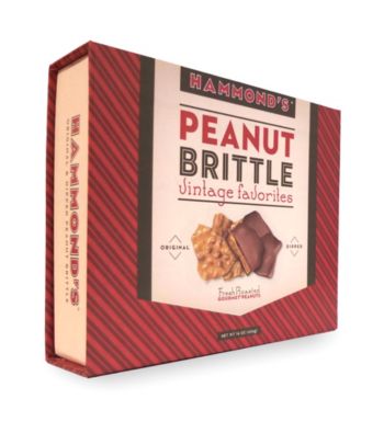 UPC 691355892541 product image for Hammond's Candies Brittle Gift Box with Dipped Peanut Brittle and Peanut Brittle | upcitemdb.com