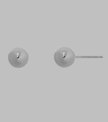 UPC 027657160291 product image for 14K White Gold 6mm Ball Stud Earrings | upcitemdb.com