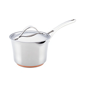 Anolon&reg; Nouvelle Copper 3.5-qt. Stainless Steel Covered 