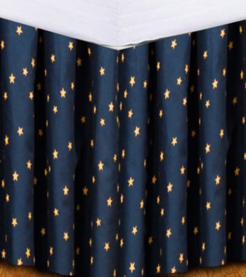 UPC 754069909407 product image for Donna Sharp Navy Star Bed Skirt | upcitemdb.com