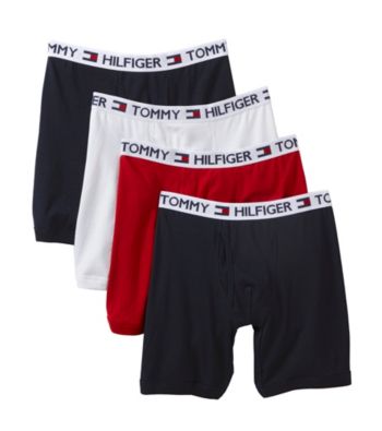 UPC 088541003612 product image for Tommy Hilfiger® Men's Gray/Navy 4-Pack Classic Boxer Briefs | upcitemdb.com