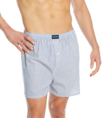 UPC 088541011297 product image for Tommy Hilfiger® Men's Blue' Vineyard Vertical' Striped Woven Boxers | upcitemdb.com