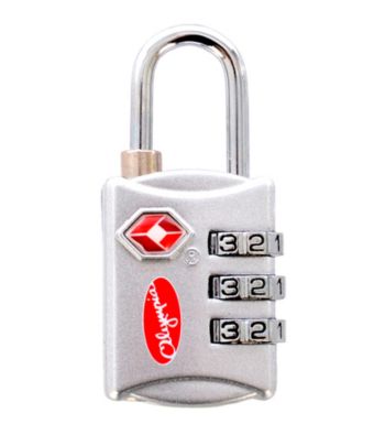 UPC 034828001604 product image for Olympia Silver TSA Combination Lock | upcitemdb.com