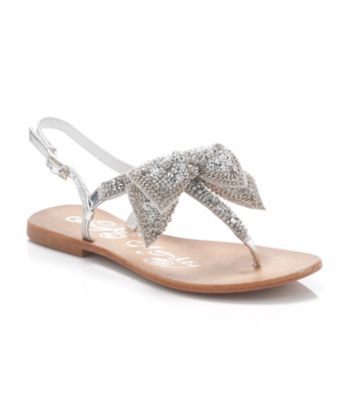 ... shoes women s sandals naughty monkey jeweled delight sandals silver