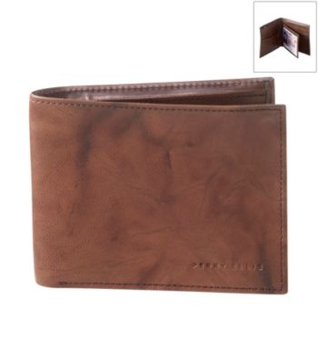 UPC 084971909685 product image for Perry Ellis Portfolio® Men's 'Crunch' Leather Passcase Wallet | upcitemdb.com