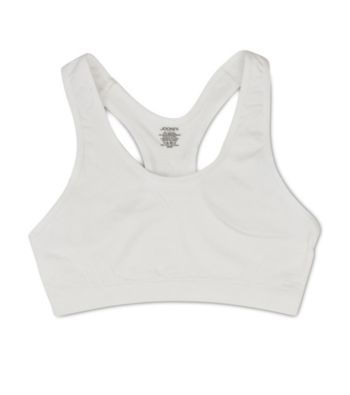 UPC 032633108921 product image for Jockey® Girls' White Performance Racerback Crop Top | upcitemdb.com