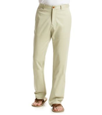 UPC 015404005353 product image for Tommy Bahama® Men's Khaki Sand 'Bryant' Flat-Front Pants | upcitemdb.com
