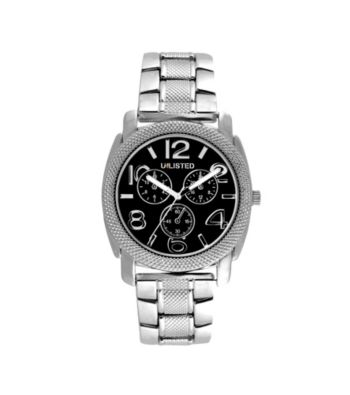 UPC 020571112919 product image for Unlisted by Kenneth Cole Men's Silvertone Casual Watch Men's | upcitemdb.com