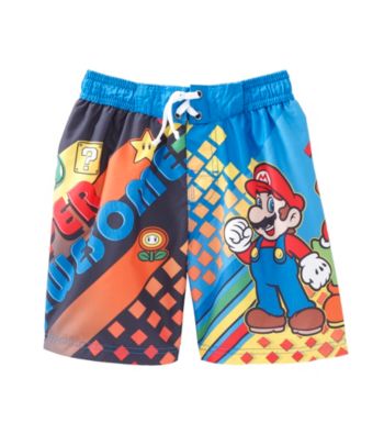 super mario brothers swim trunks