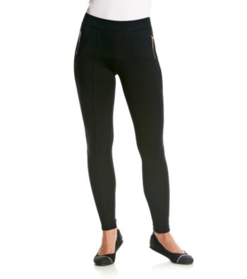 calvin klein leggings with zipper