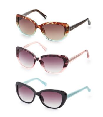 UPC 716737542552 product image for Fossil Butterfly Cat Eye Sunglasses | upcitemdb.com