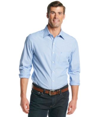 UPC 719240928509 product image for Izod® Men's American Dream Long Sleeve Slim-Fit Buttondown Shirt | upcitemdb.com