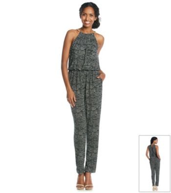 UPC 793055307933 product image for Ivy & Blu Animal Print Jumpsuit Women's | upcitemdb.com