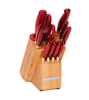 UPC 045908060466 product image for KItchenAid 12-pc. Candy Apple Stainless Steel Cutlery Set | upcitemdb.com