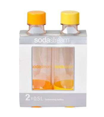 UPC 811369005465 product image for SodaStream Set of 2 Orange & Yellow .5-Liter Carbonating Bottles | upcitemdb.com