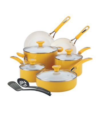 SilverStone Ceramic CXi 12-pc. Mango Yellow Nonstick 