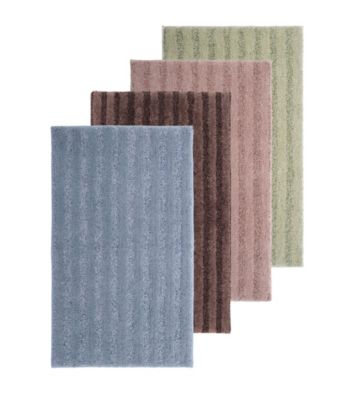 bath rugs rug livingquarters luxury cabo stripe