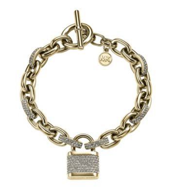 michael kors padlock toggle bracelet