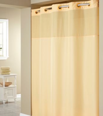 UPC 877003009589 product image for Hookless Plain Weave PEVA Liner and Shower Curtain | upcitemdb.com