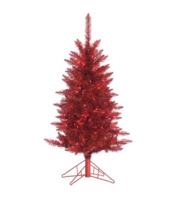 UPC 017816229075 product image for Gerson 4' Red Tinsel Tree | upcitemdb.com