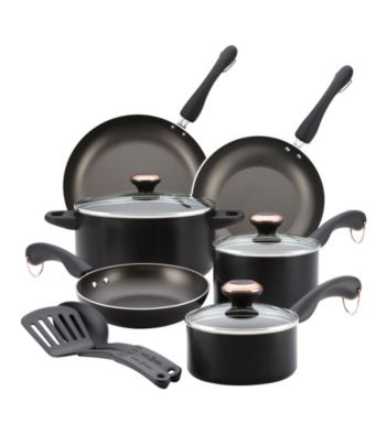 UPC 631899216083 product image for Paula Deen Dishwasher Safe Nonstick 11-pc. Black Cookware Set | upcitemdb.com