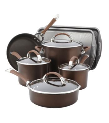 UPC 051153829826 product image for Circulon Symmetry Chocolate Hard Anodized Nonstick 9-pc. Cookware Set with Bakew | upcitemdb.com