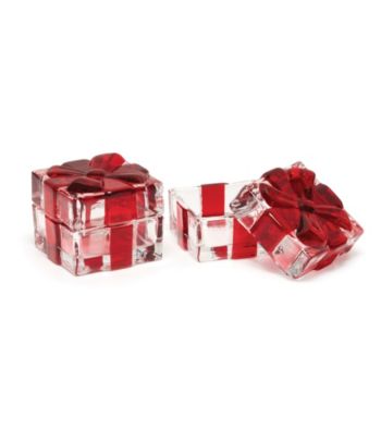 UPC 885991117872 product image for Mikasa Holiday Treats Set Of 2 Square Boxes | upcitemdb.com