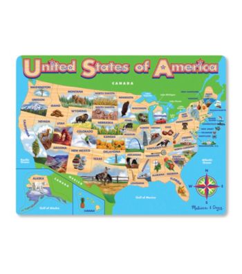 Melissa & Doug&reg; USA Map Jigsaw Puzzle