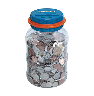 Discovery Kids&reg; Blue Coin Bank