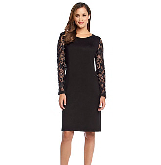 UPC 689886713220 product image for Jessica Howard® Lace Sleeve Sweater Dress | upcitemdb.com