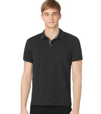 UPC 712683425710 product image for Calvin Klein Jeans® Men's Solid Slub Jersey Polo | upcitemdb.com