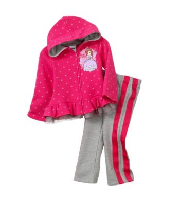 UPC 786332084771 product image for Nannette® Girls' 2T-6X 2-Piece Sofia Hoodie Set | upcitemdb.com