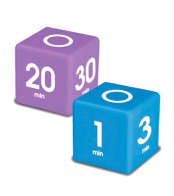 UPC 767469503458 product image for Datexx® Set of 2 Purple and Blue Miracle Cube Timers | upcitemdb.com