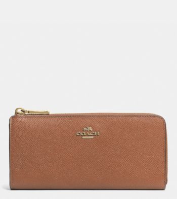 UPC 888067543612 product image for COACH SLIM ZIP WALLET IN EMBOSSED TEXTURED LEATHER | upcitemdb.com