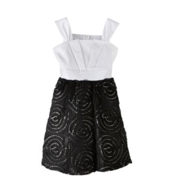 Rare Editions® Girls' 7-16 Sleeveless Dress with Soutache