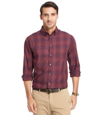 UPC 013282528209 product image for Van Heusen® Men's Long Sleeve Shadowplaid Shirt | upcitemdb.com