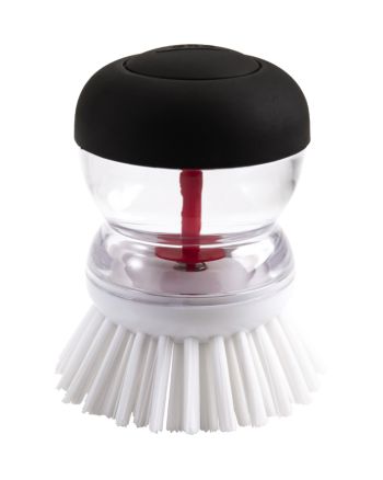 OXO® SteeL Soap Squirting Palm Brush