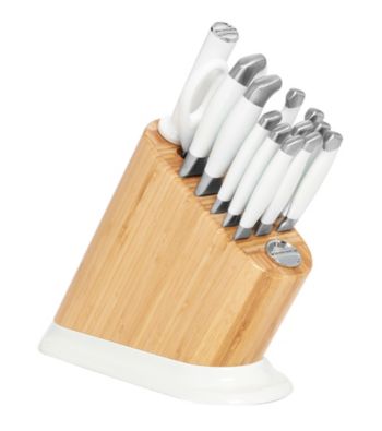 UPC 045908063351 product image for KitchenAid® 14-pc. Iconic Bamboo Block with White Frosted Pearl Aluminum Pol | upcitemdb.com