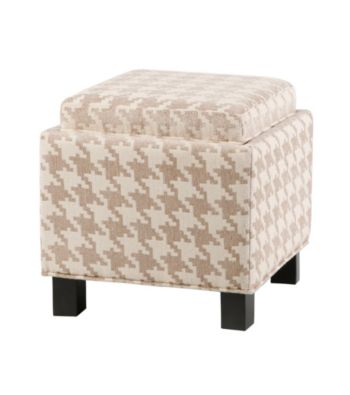 UPC 675716531416 product image for Madison Park Shelley Linen Square Storage Ottoman with Pillows | upcitemdb.com
