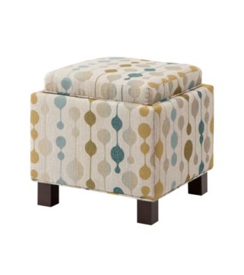 UPC 675716556020 product image for Madison Park Shelley Sand Square Storage Ottoman with Pillows | upcitemdb.com