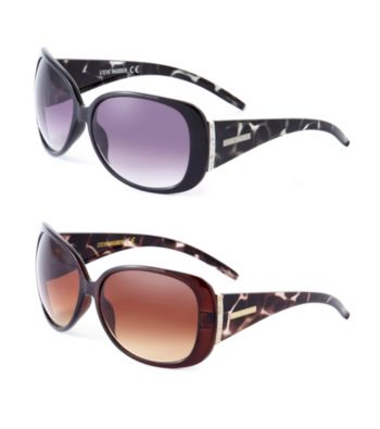 UPC 781268687126 product image for Steve Madden Plastic Glam Tortoise Sunglasses | upcitemdb.com