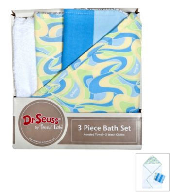 Trend Lab 3-Pack Dr. Seuss Oh, the Places You'll Go! Bath 