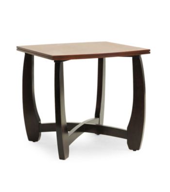 UPC 847321016323 product image for Baxton Studios Straitwoode Cherry and Dark Brown Modern End Table | upcitemdb.com