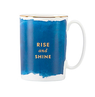 kate spade new york&reg; Posy Court "Rise and Shine" Mug
